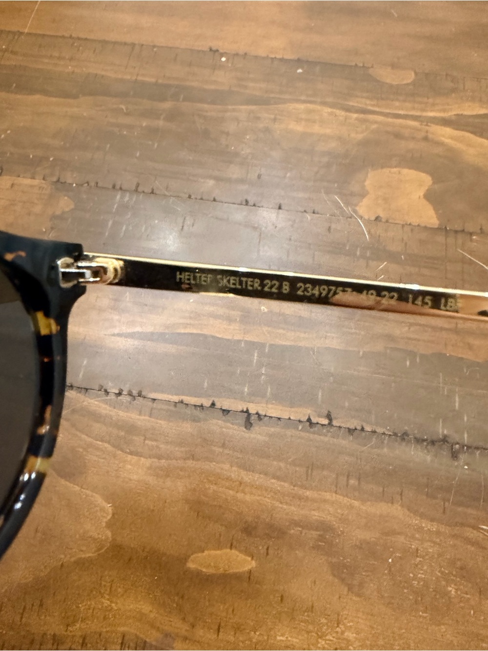 Karen Walker Tortoiseshell Round Sunglasses - Black/Brown - Picture 2 of 3